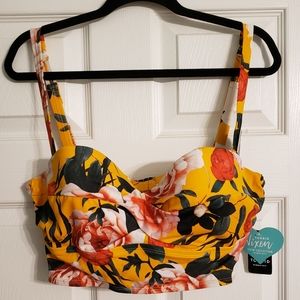 Plus Size Bustier Bikini Top